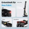 HITWAY H6 Straßenzugelassener ABE Elektroroller, 10 Zoll, 500W, 48V 15,6 Ah E-Scooter