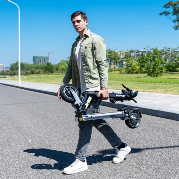 HITWAY H6 Straßenzugelassener ABE Elektroroller, 10 Zoll, 500W, 48V 15,6 Ah E-Scooter